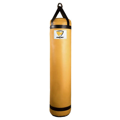 PROLAST 100 Lb Boxing MMA Filled Muay Thai Training Hanging Punching Bag, Yellow