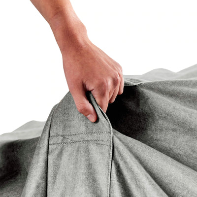 Big Joe Fuf XXL Shredded Foam Beanbag Chair with Removable Cover (Open Box)