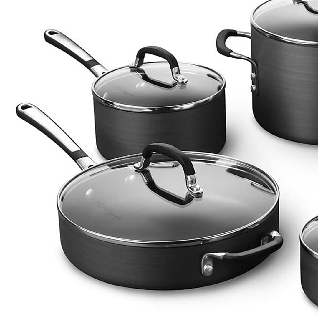 Calphalon 10Pc Nonstick Kitchen Cookware Set with Stay-Cool Handles (Used) - VMInnovations