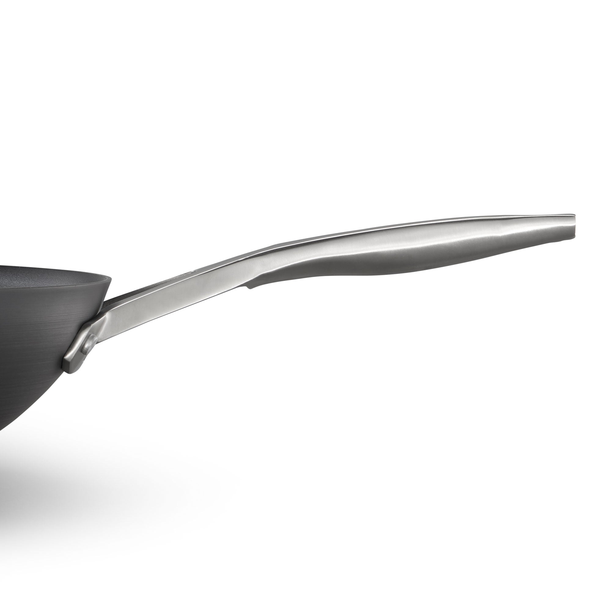 Calphalon Premier Hard Anodized Nonstick Cookware 13 Inch Flat Bottom Wok, Black