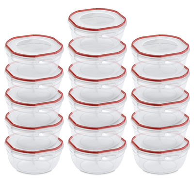 Sterilite Ultra Seal 2.5 Quart Plastic Food Storage Containers w/ Lid (16 Pack)