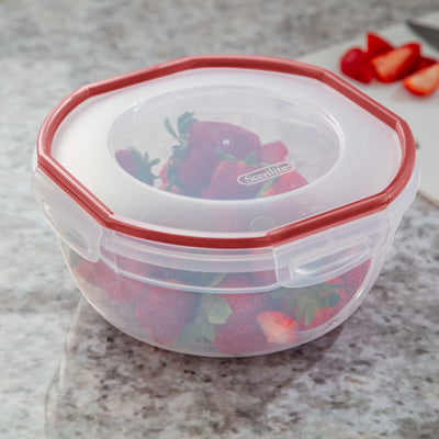 Sterilite Ultra Seal 2.5 Quart Plastic Food Storage Containers w/ Lid (16 Pack)