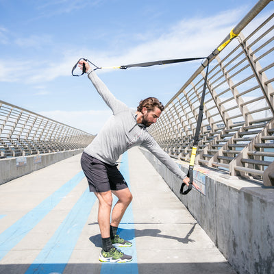 All in 1 Suspension Trainer Workout Resistance Straps w/Club Access (Open Box) - VMInnovations