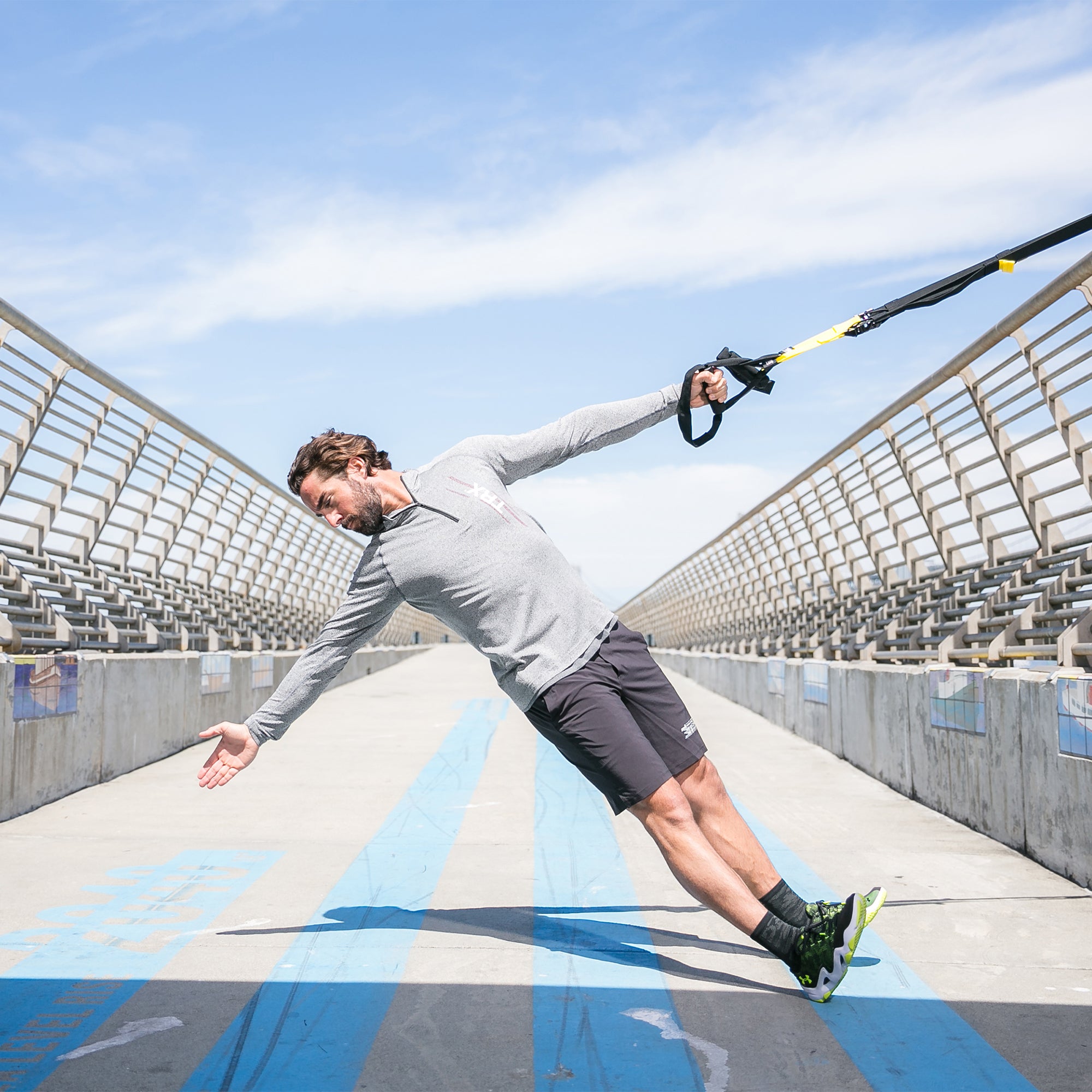 All in 1 Suspension Trainer Workout Resistance Straps w/Club Access (Open Box) - VMInnovations