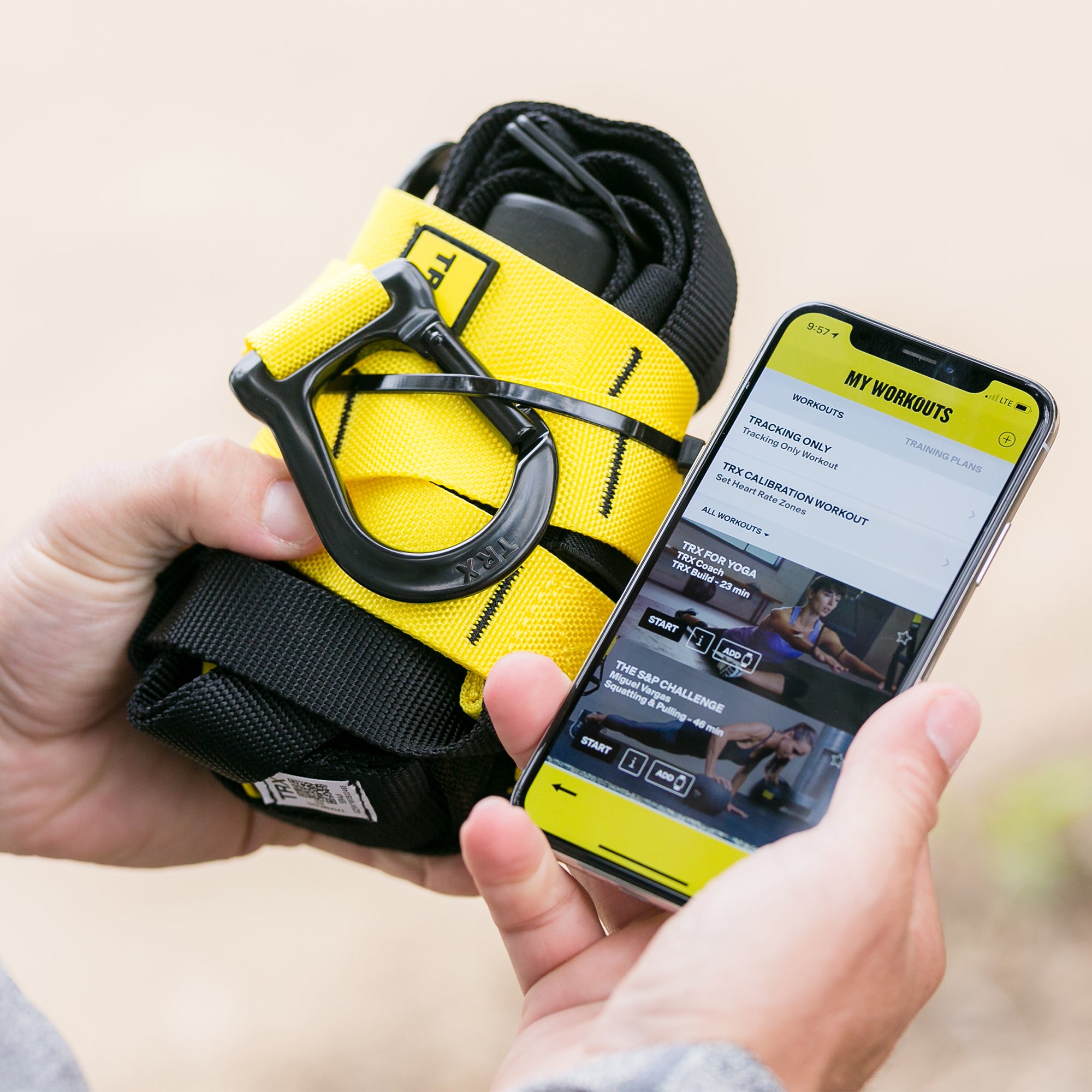TRX All in 1 Suspension Trainer Resistance Straps Workout System w/ Club Access - VMInnovations
