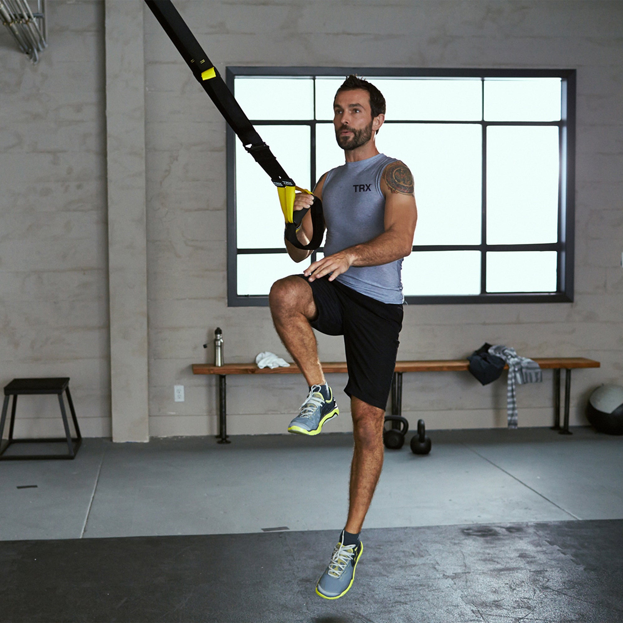 TRX PRO3 Athletic Resistance Band Suspension Trainer Kit with Training Club App