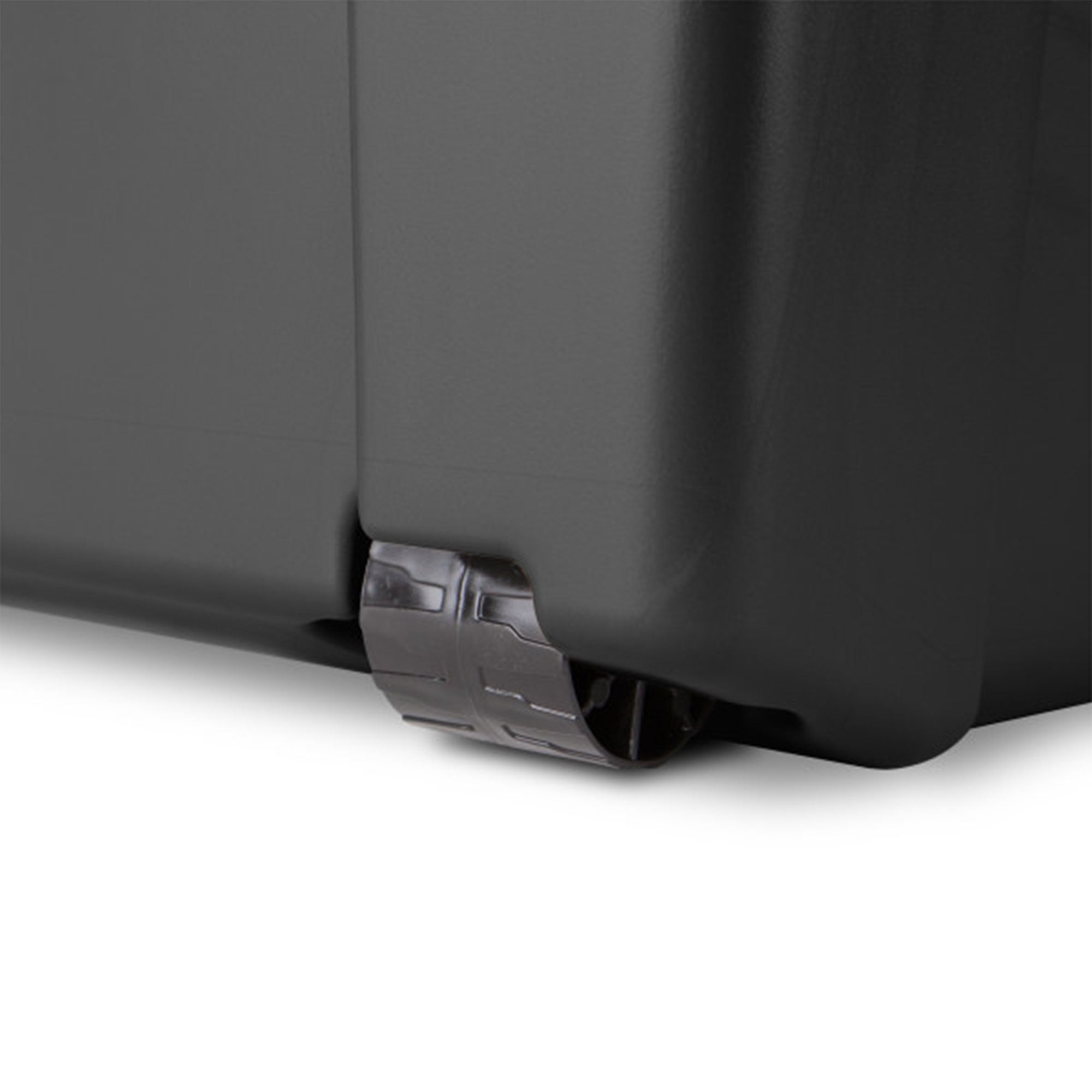 Sterilite Wheeled Footlocker, Plastic Utility Storage Container, Gray, 4 Pack - VMInnovations