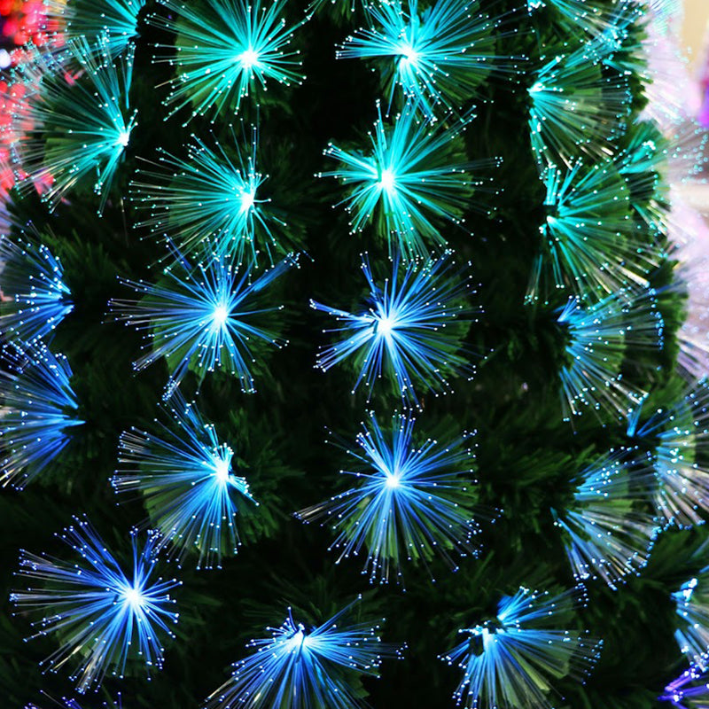 Holiday Stuff Company 3 Ft RGB Color Changing Vintage Fiber Optic Christmas Tree
