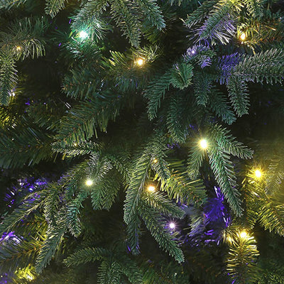 6 Foot Real Feel Prelit Forest Fir Slim Christmas Tree (Used) - VMInnovations