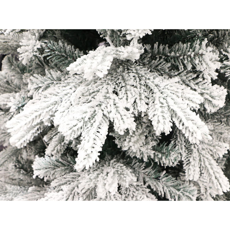 Holiday Stuff Company 5 Ft Prelit Snow Angel Blue Spruce Flocked Artificial Tree