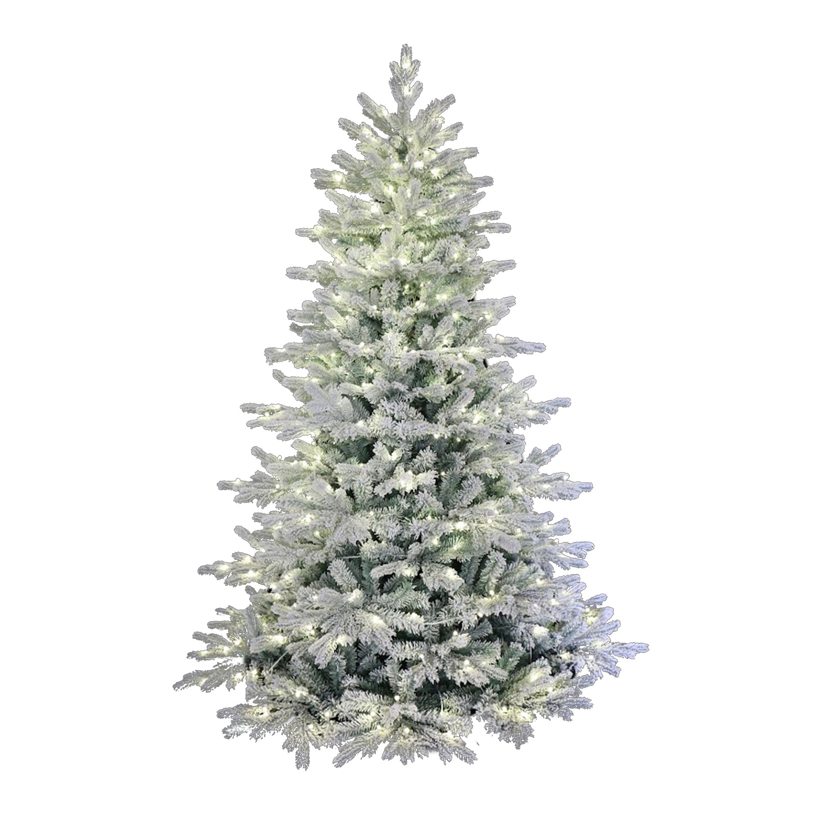 Holiday Stuff Company 7 Ft Prelit Snow Angel Blue Spruce Flocked Tree (Used) - VMInnovations