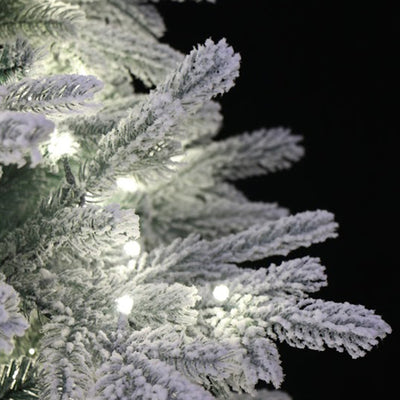 Holiday Stuff Company 7 Ft Prelit Snow Angel Blue Spruce Flocked Tree (Used) - VMInnovations