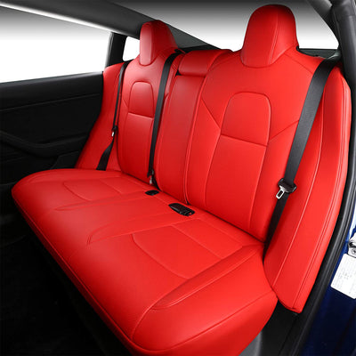 Inch Empire Tesla Model 3 Synthetic Leather Seat Cover & Cushion Protector(Used)
