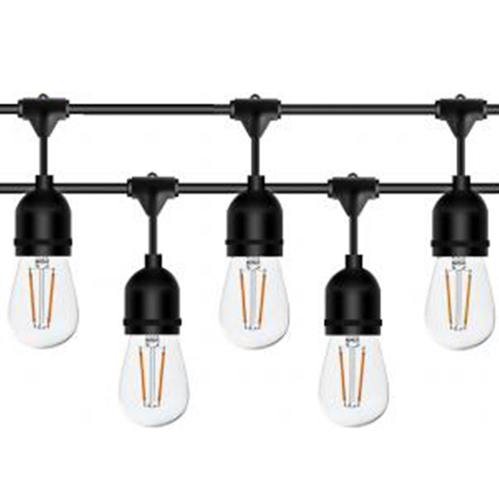 Svater 105-Foot Waterproof Dimmable Patio Outdoor LED String Lights (Open Box) - VMInnovations