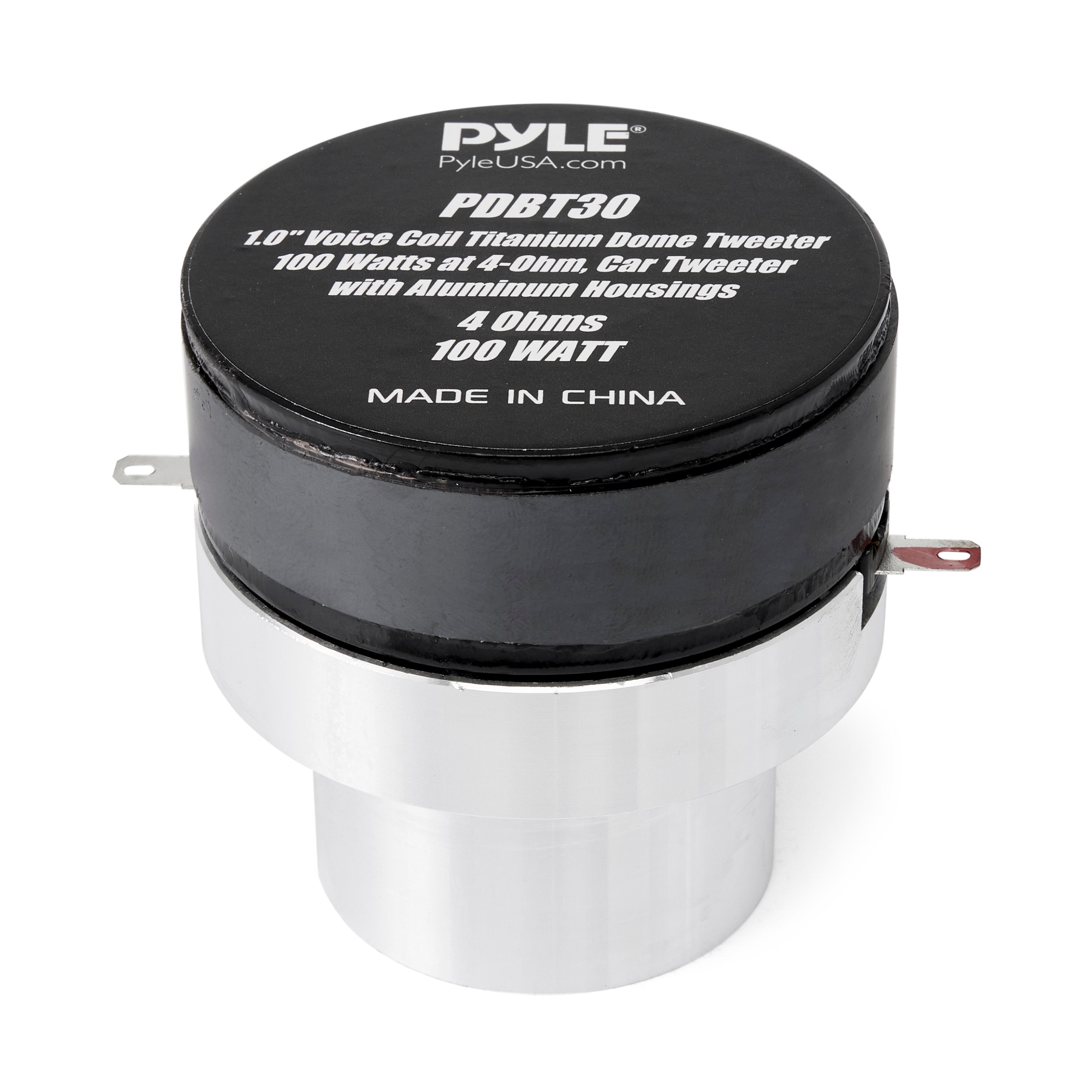 Pyle Pro Coil Titanium Dome Crossover Sound Tweeter for Car Stereo (2 Pack)