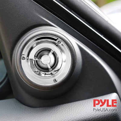 Pyle Pro 1.75 Inch Coil Titanium Dome Crossover Tweeter for Car Component Stereo