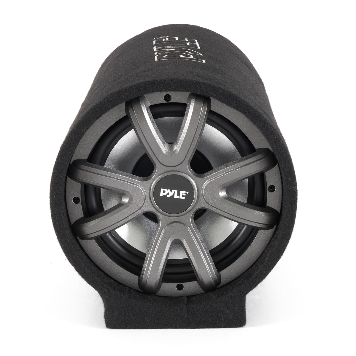 Pyle Car Audio 10 Inch 500W Carpeted Subwoofer Tube Speaker, Rear Vented Design