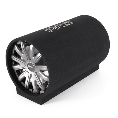 Pyle 12-Inch 600W Enclosed Carpeted Car Audio Subwoofer Tube Speaker System