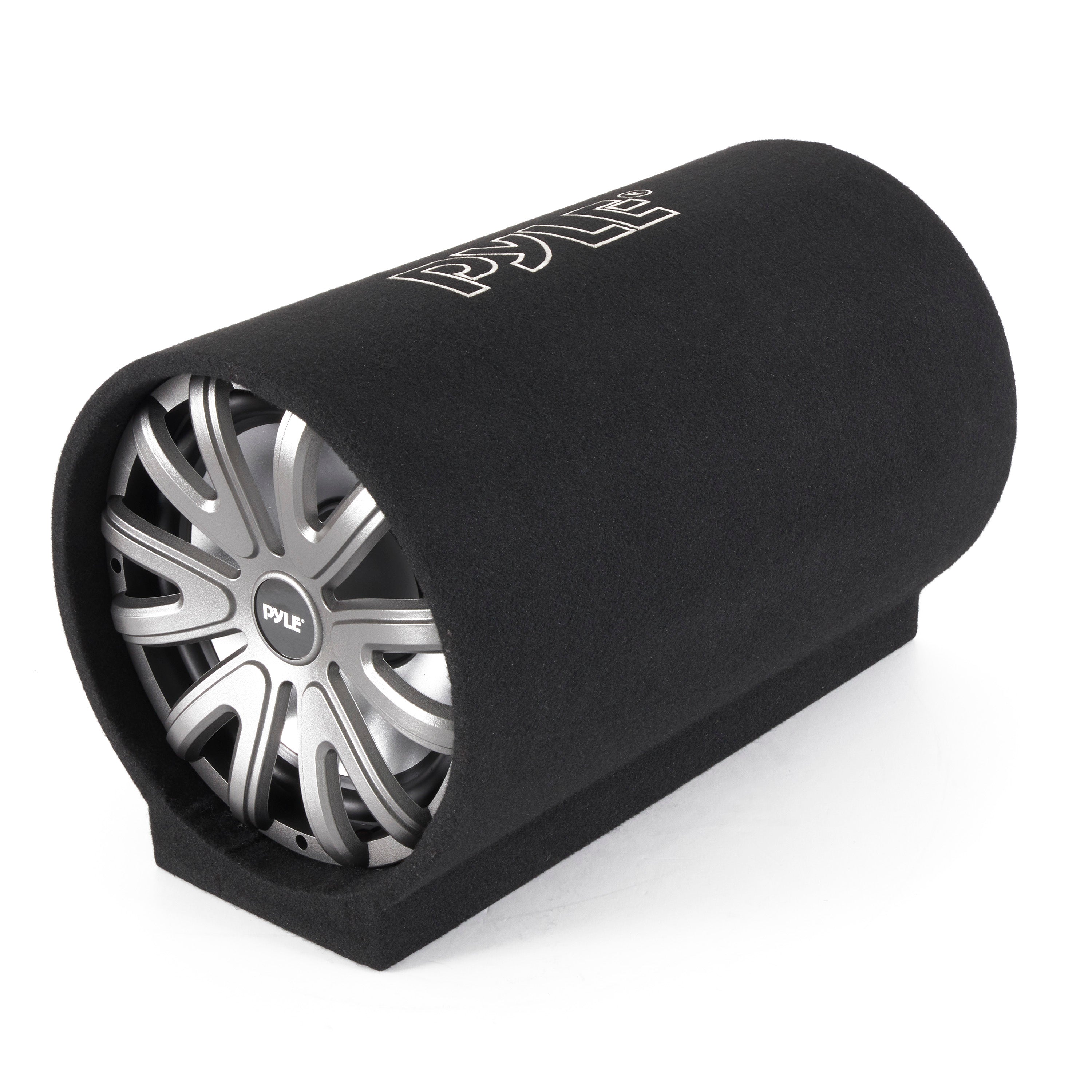 Pyle 12" 600W Enclosed Carpeted Car Audio Subwoofer Tube Speaker System (Used) - VMInnovations
