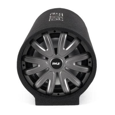 Pyle 12" 600W Enclosed Carpeted Car Audio Subwoofer Tube Speaker System (Used) - VMInnovations