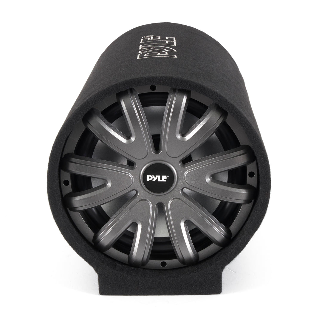 Pyle 12" 600W Enclosed Carpeted Car Audio Subwoofer Tube Speaker System (Used) - VMInnovations
