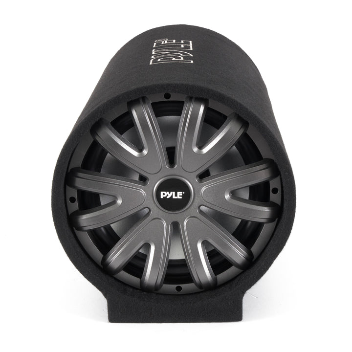 Pyle 12" 600W Enclosed Carpeted Car Audio Subwoofer Tube Speaker System (Used) - VMInnovations