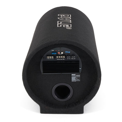 Pyle 12" 600W Enclosed Carpeted Car Audio Subwoofer Tube Speaker System (Used) - VMInnovations