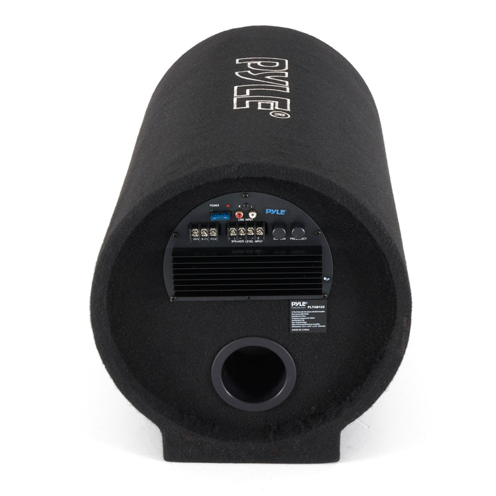 Pyle 12" 600W Enclosed Carpeted Car Audio Subwoofer Tube Speaker System (Used) - VMInnovations
