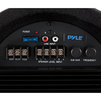 Pyle 12-Inch 600W Enclosed Carpeted Car Audio Subwoofer Tube Speaker System - VMInnovations