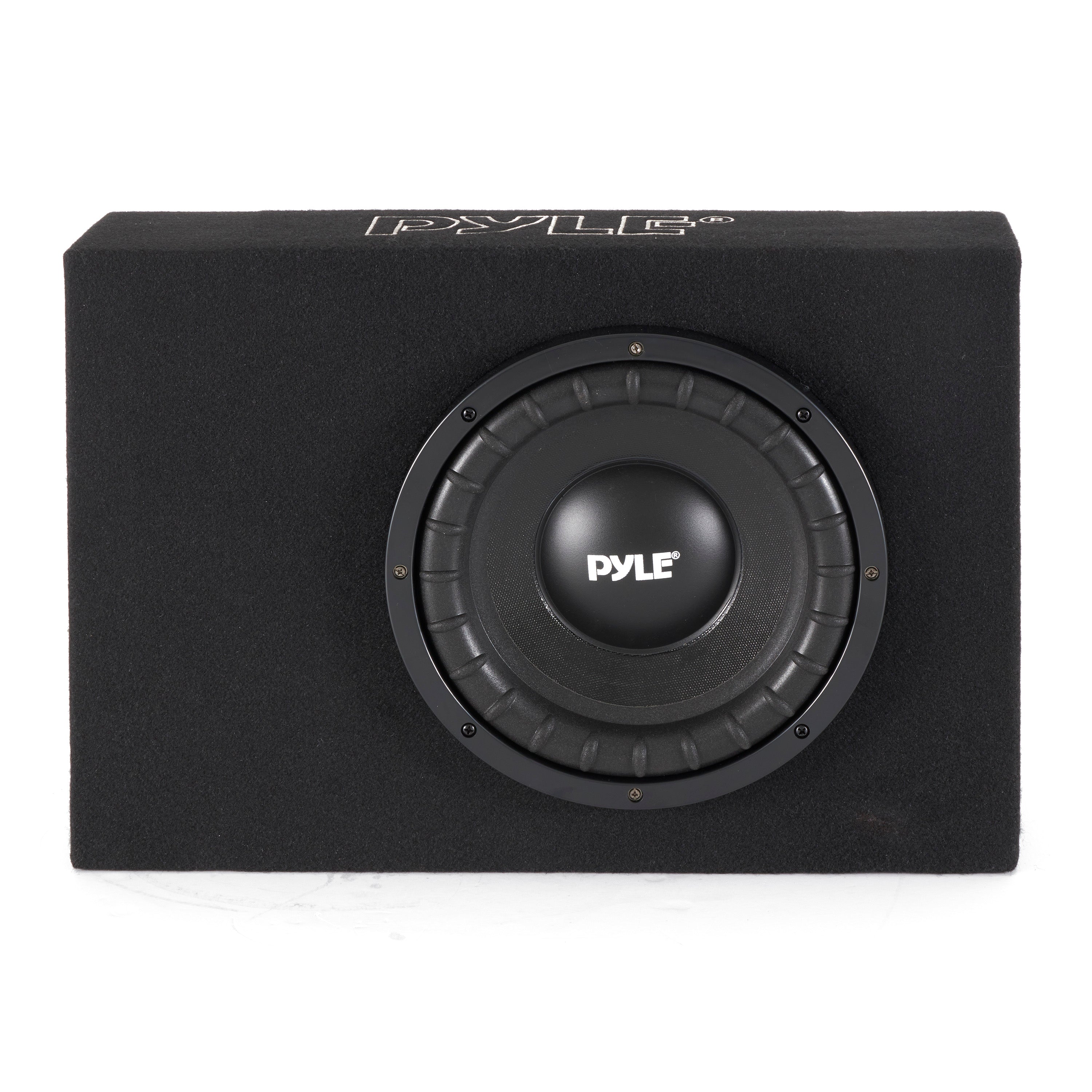 Pyle PSABASS10 Slim Mount Truck/Car Audio 10 Inch Subwoofer Box Sound System
