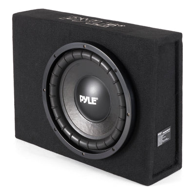 Pyle 12 In 600 Watt Mount Car Audio Subwoofer Box System Seal Design (Open Box) - VMInnovations