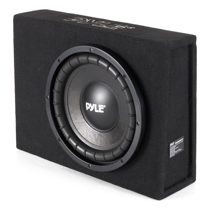 Pyle 12 In 600 Watt Mount Car Audio Subwoofer Box System Seal Design (Open Box)