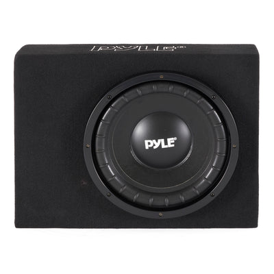 Pyle 12 In 600 Watt Mount Car Audio Subwoofer Box System Seal Design (Open Box) - VMInnovations