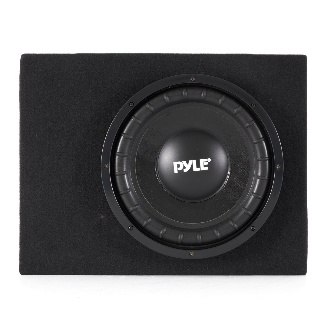 Pyle 12 In 600 Watt Mount Car Audio Subwoofer Box System Seal Design (Open Box)