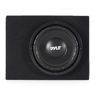 Pyle 12 In 600 Watt Mount Car Audio Subwoofer Box System Seal Design (Open Box) - VMInnovations