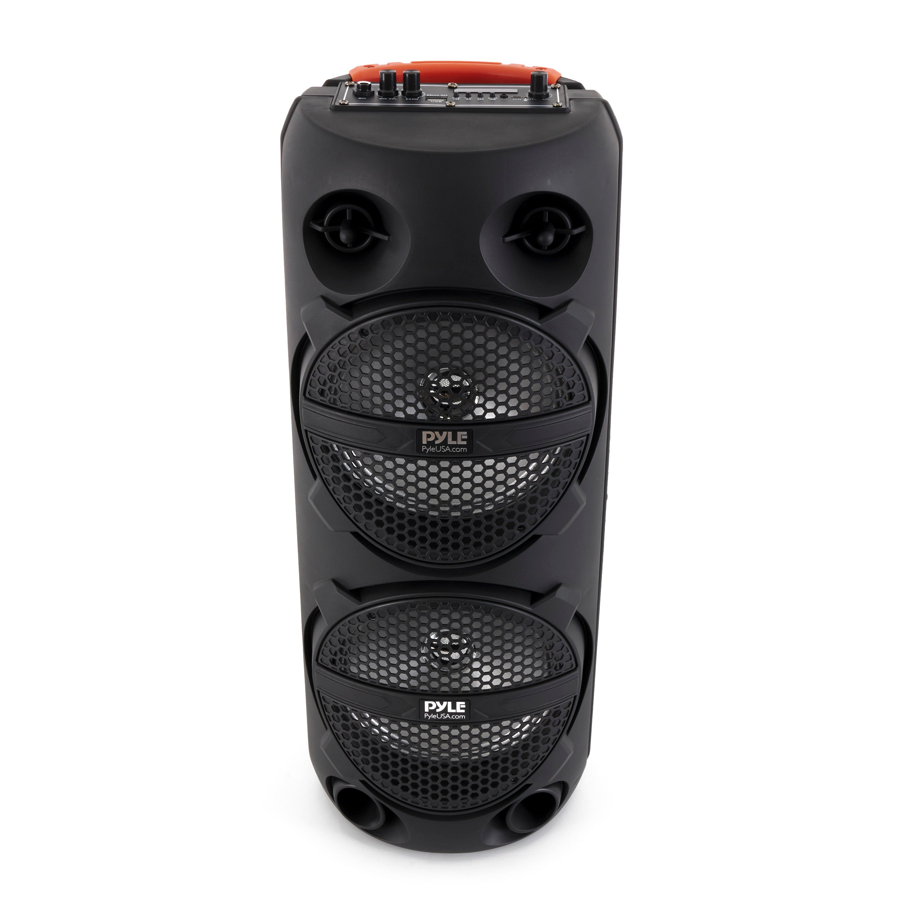 Pyle Portable Bluetooth Rechargeable Karaoke System w/ Wireless Mics (Open Box)