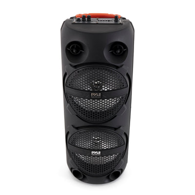 Pyle Portable Bluetooth Rechargeable Karaoke System w/ Wireless Mics (Open Box)
