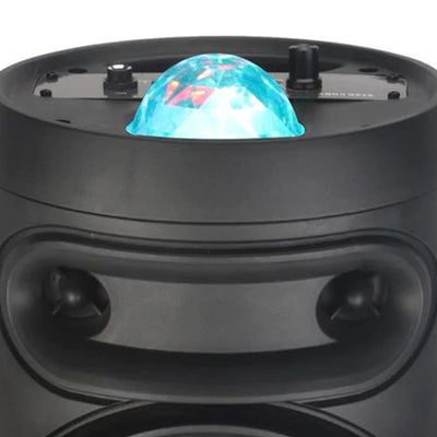 Pyle PPHP81LTB 200 Watt Portable Bluetooth Speaker System w/ Microphone, 2 Pack