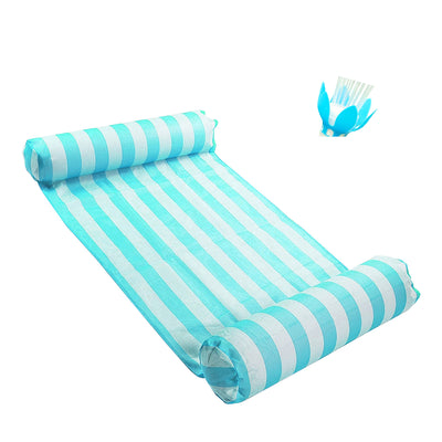 Magic Pool Fountain Pool Fountain w/ LED Bulb & Comfy Floats Pool Hammock, Teal