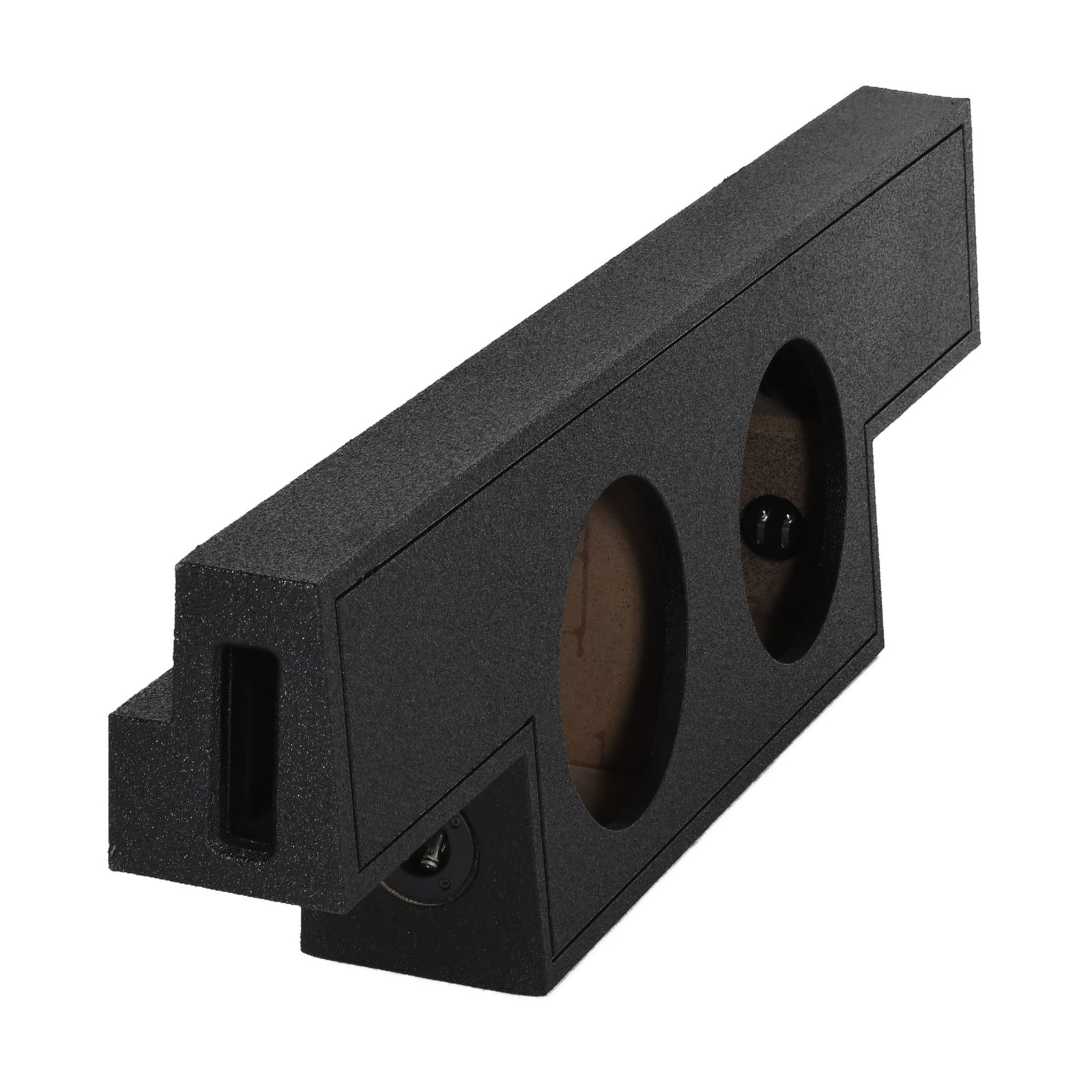 QPower 10in Ported Subwoofer Enclosure for 04-06 GMC/Chevy Crew Cab (Open Box) - VMInnovations