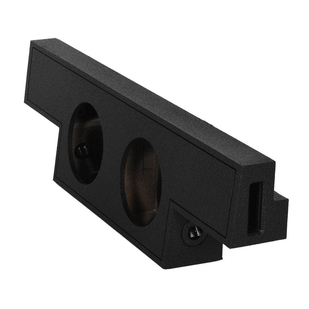 QPower 10in Ported Subwoofer Enclosure for 04-06 GMC/Chevy Crew Cab (Open Box) - VMInnovations