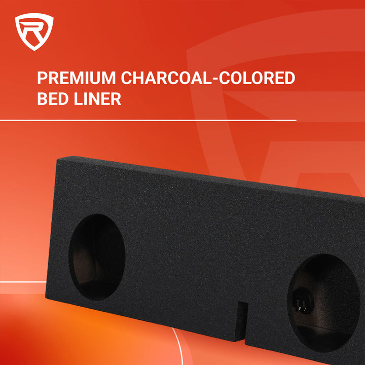 Rockville Dual 12' Sealed Subwoofer Box for 05-19 Toyota Tacoma (Open Box)
