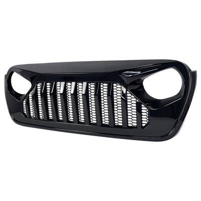 American Modified Vader Grille w/ Mesh for 2018-2022 Jeep Wrangler, Black (Used)