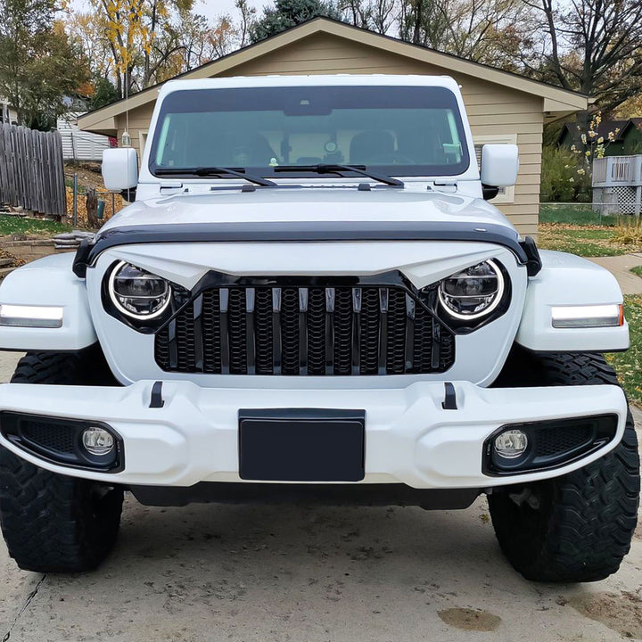 AMERICAN MODIFIED Front Mesh Grille for 2018+ Jeep Wrangler JL & Gladiator JT - VMInnovations