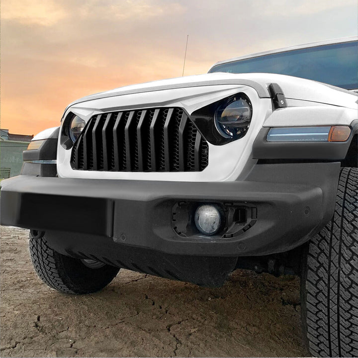 AMERICAN MODIFIED Front Mesh Grille for 2018+ Jeep Wrangler JL & Gladiator JT - VMInnovations