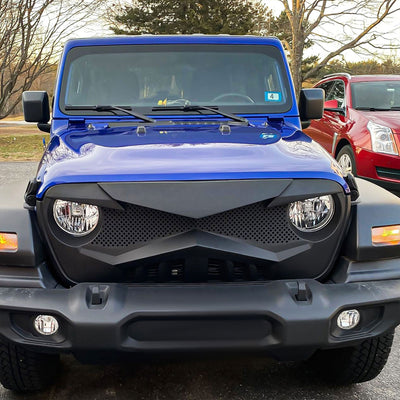 AMERICAN MODIFIED Front Hawke Grille compatible with Jeep Wrangler (Open Box)