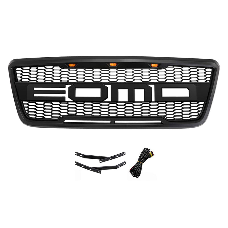 AMERICAN MODIFIED Raptor Style Front Grille w/LEDs for Ford F150 04-08(Open Box)