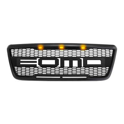 AMERICAN MODIFIED Raptor Grille w/LED Lights for 04-08 Ford F150(For Parts) - VMInnovations