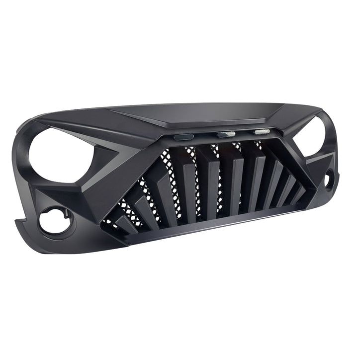 AMERICAN MODIFIED Front Goliath Grill Compatible w/ 2007-18 Jeep Wrangler JK