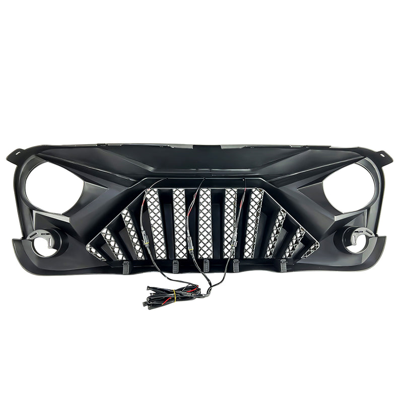 AMERICAN MODIFIED Front Goliath Grill Compatible w/ 2007-18 Jeep Wrangler JK